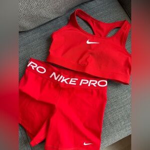 Nike Dri-FIT Red Activewear Top